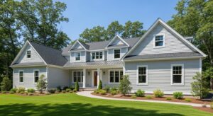 Siding Services MA & RI: Fresh, professional siding installation in Massachusetts, enhancing curb appeal and protecting the home’s exterior.